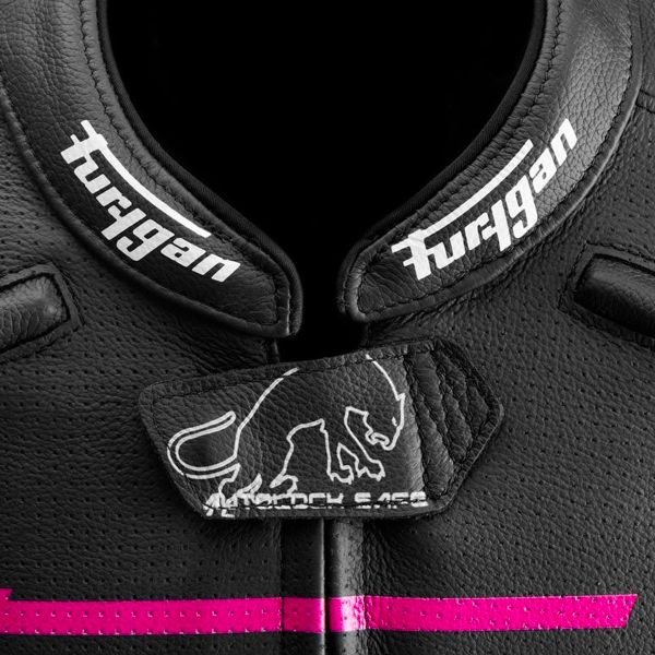 Furygan Raptor Lady Negro Blanco Rosa