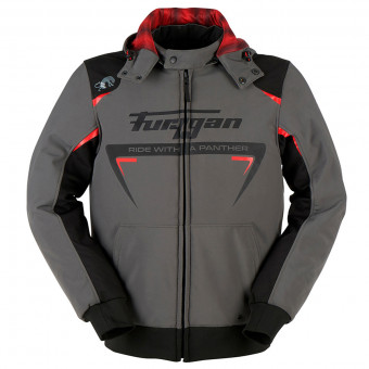 Cazadora moto Furygan Sektor Roadster Anthracite Black Red