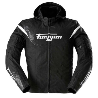 Cazadora moto Furygan Shard Black White
