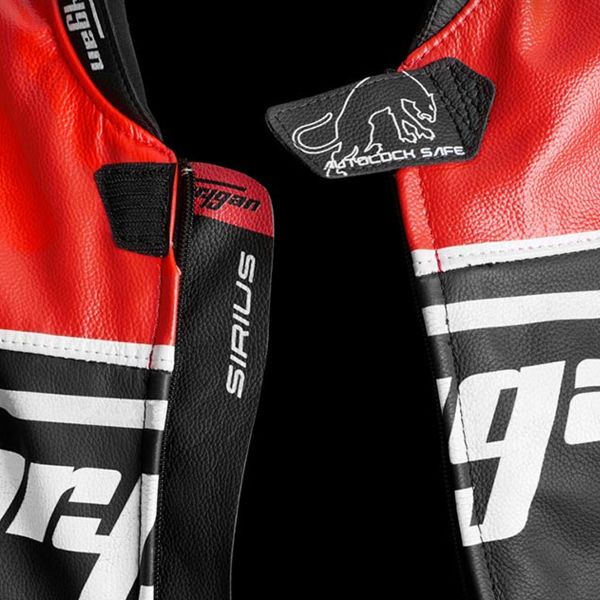 Furygan Sirius Negro Rojo Blanco