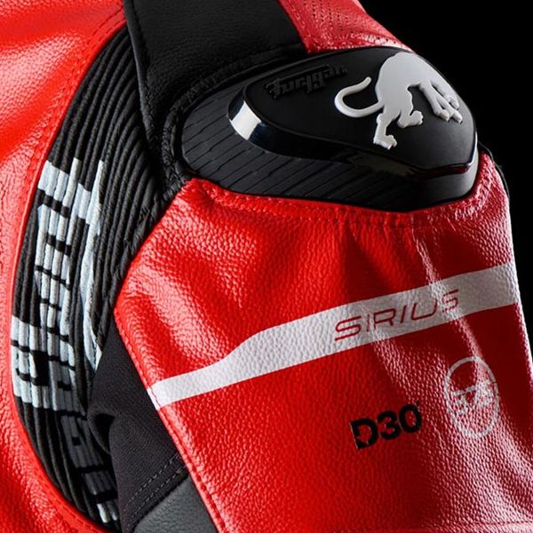 Furygan Sirius Negro Rojo Blanco