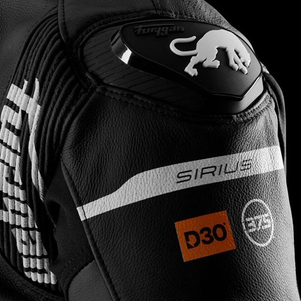 Furygan Sirius Negro Blanco