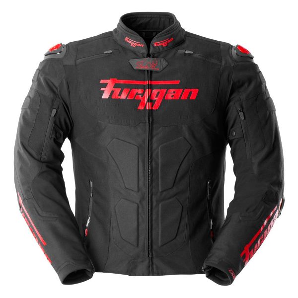 Cazadora moto Furygan TX Raptor Negro Rojo