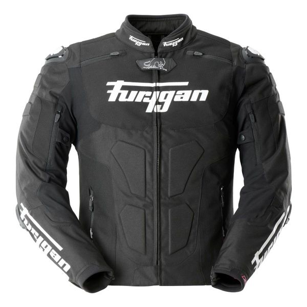 Cazadora moto Furygan TX Raptor Negro Blanco