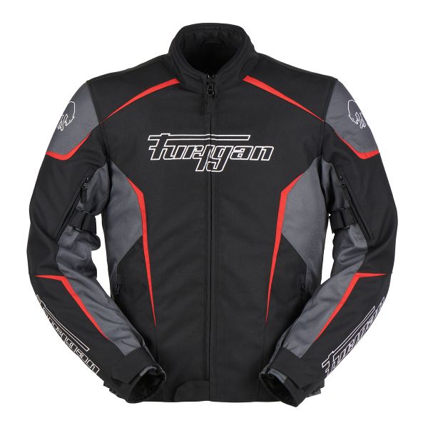 Cazadora moto Furygan Yori Black Grey Red