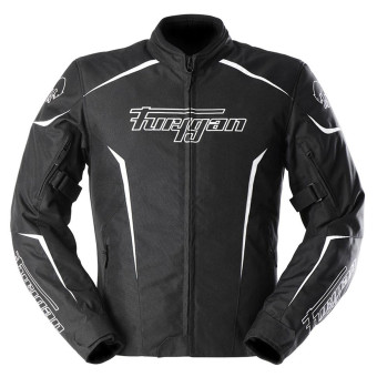 Cazadora moto Furygan Yori Black White White