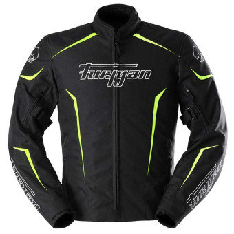Cazadora moto Furygan Yori Black White Yellow