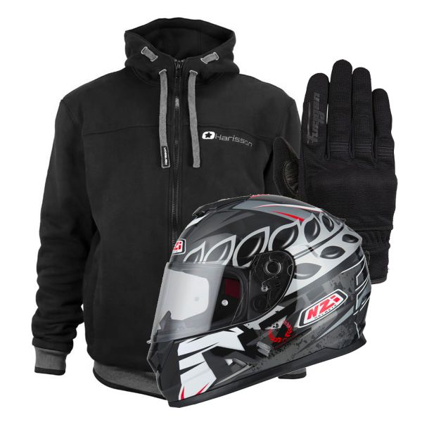 Cazadora moto HARISSON Pack Carnet de Conducir Moto 12
