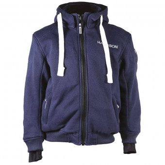 Cazadora moto HARISSON Patriot Enfant Blue