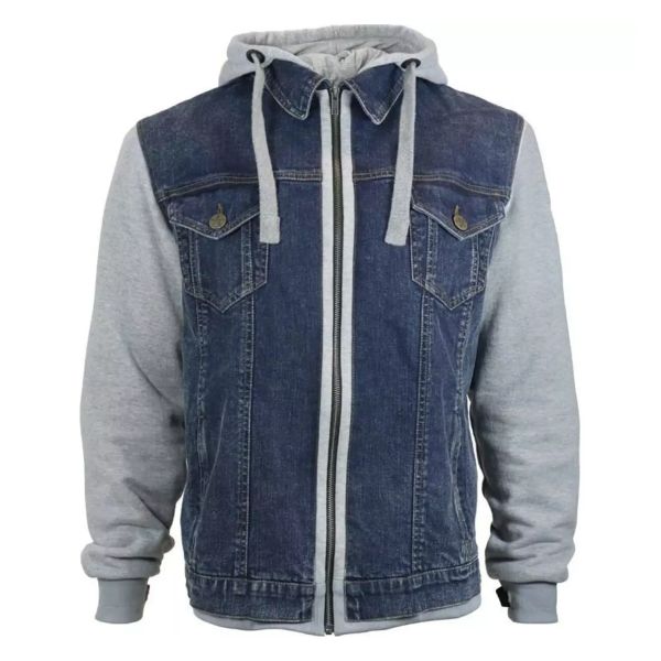 Cazadora moto HARISSON West Side 2 Blue Grey Cazadora moto HARISSON West Side 2 Blue Grey