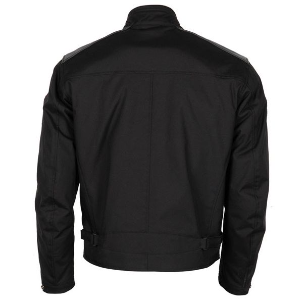 Helstons Ace Textile Leather Black