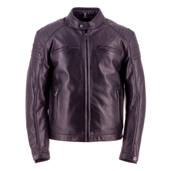 Cazadora moto Helstons Bomba Cuero Marr�n