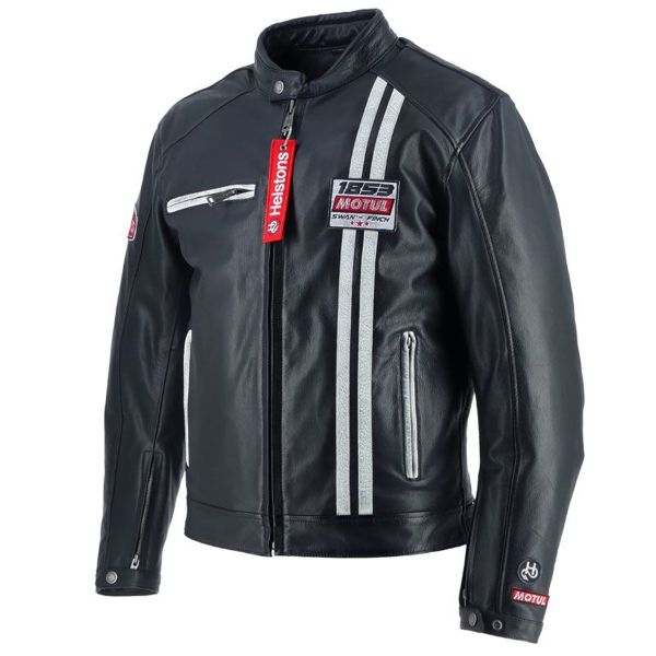 Helstons Boxer Piel Trapo Negro Blanco