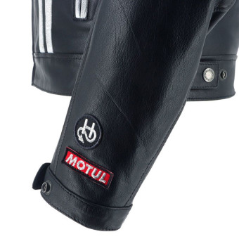 Helstons Boxer Piel Trapo Negro Blanco