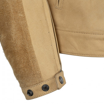 Helstons Chevy Air Leather Perforated Gold Brown