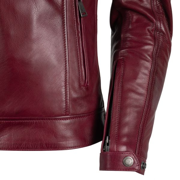 Helstons Chica Leather Burgundy