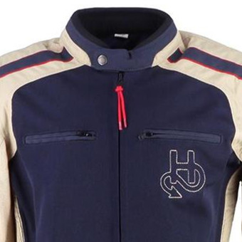 Helstons Club Girl Air Mash Plateado Azul Rojo