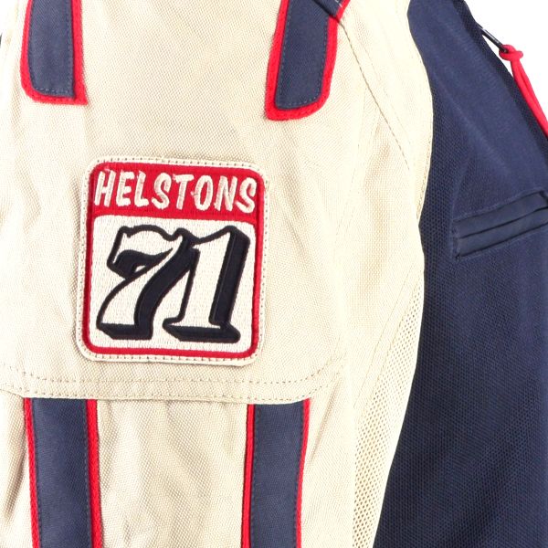 Helstons Clubman Air Mesh Azul Beige Rojo