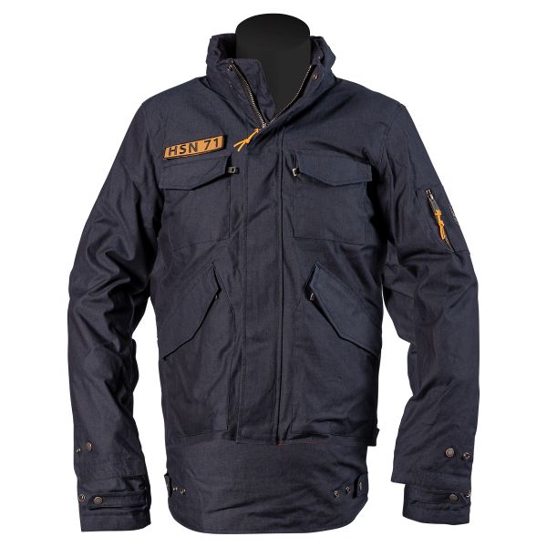 Cazadora moto Helstons Commando Blue