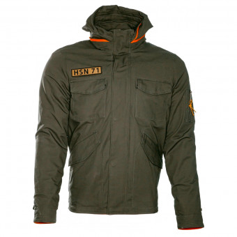 Cazadora moto Helstons Commando Khaki