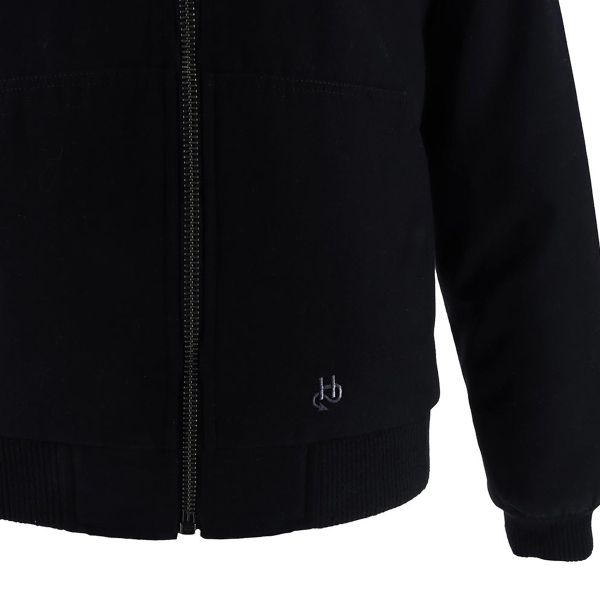 Helstons Dakota Coton Canvas Negro