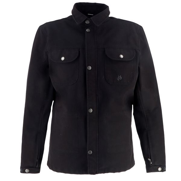 Chaquetas moto Helstons Detroit Canvas Negro