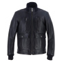 Cazadora moto Helstons Downtown Leather Rag Negro