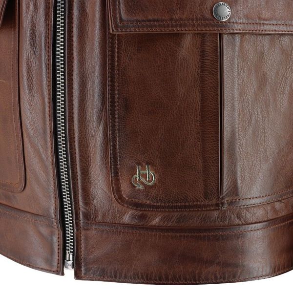 Helstons Downtown Piel Trapo Tan Ciré