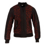 Cazadora moto Helstons Elisa Air Mesh Negro Leopardo