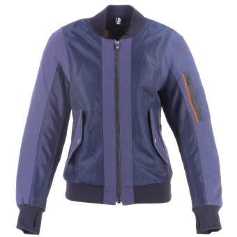 Cazadora moto Helstons Elisa Air Mesh Blue
