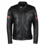 Cazadora moto Helstons Elron Leather Rag Black