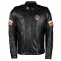 Cazadora moto Helstons Elron Leather Rag Brown