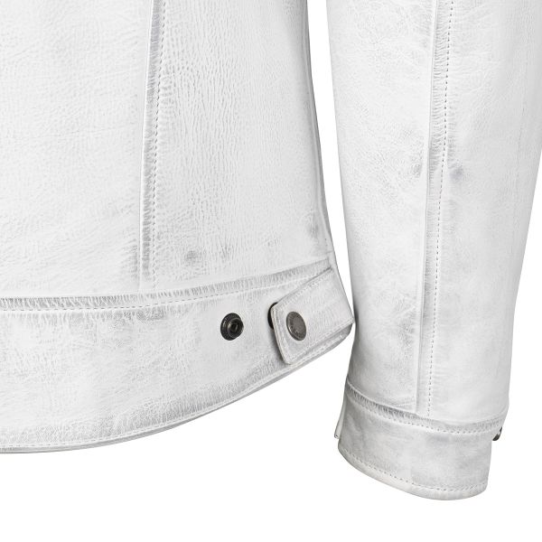 Helstons Elron Leather Rag White