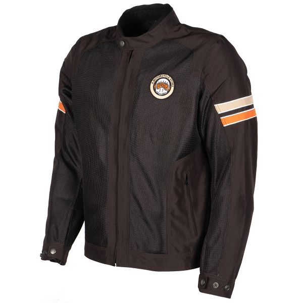 Cazadora moto Helstons Elron Mesh Brown