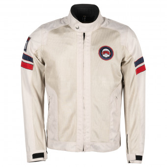 Cazadora moto Helstons Elron Mesh Silver