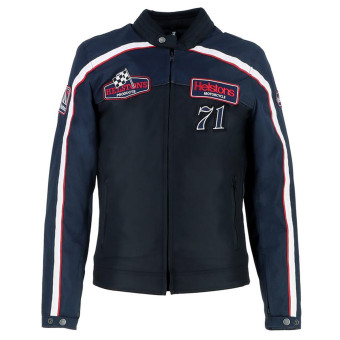 Cazadora moto Helstons Formula Sport Blue Black