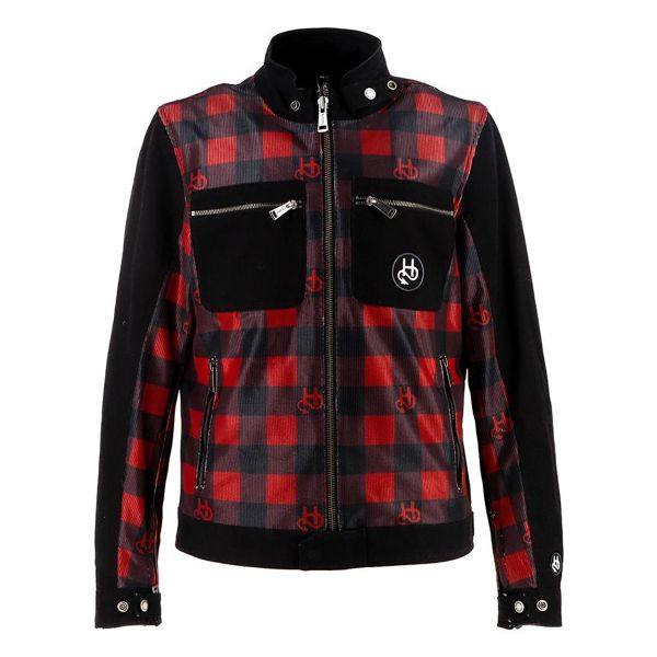 Cazadora moto Helstons Genesis Air Black Red