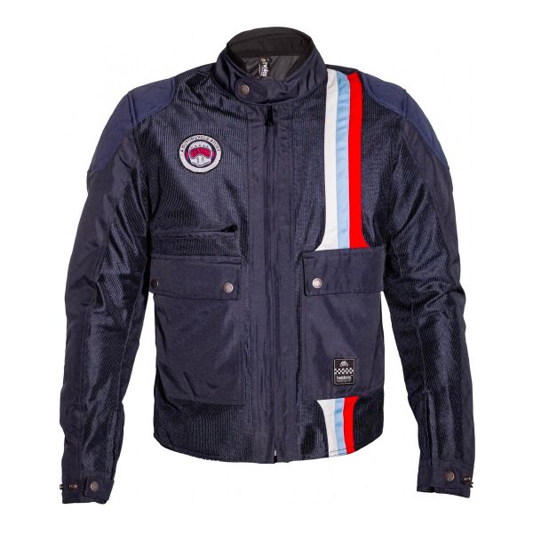 Cazadora moto Helstons Hamilton Mesh Blue Cazadora moto Helstons Hamilton Mesh Blue
