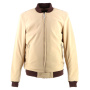 Cazadora moto Helstons Harry Beige Marr�n
