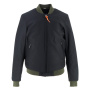 Cazadora moto Helstons Harry Negro Caqui