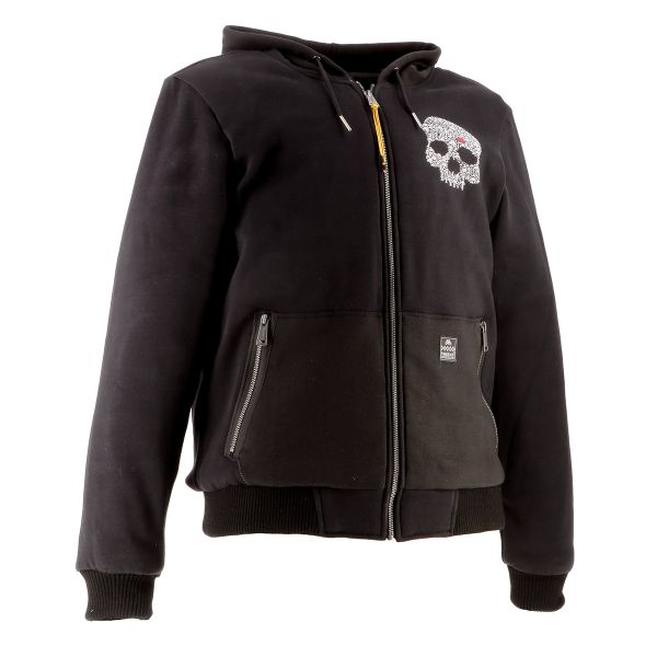 Helstons Hoodie Bones Black