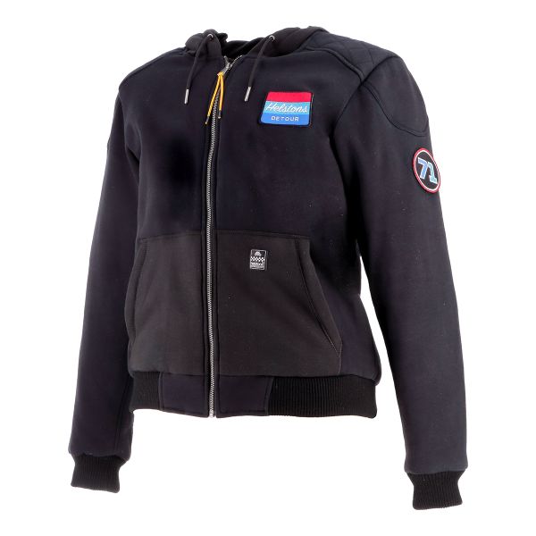 Helstons Hoodie Detour Black