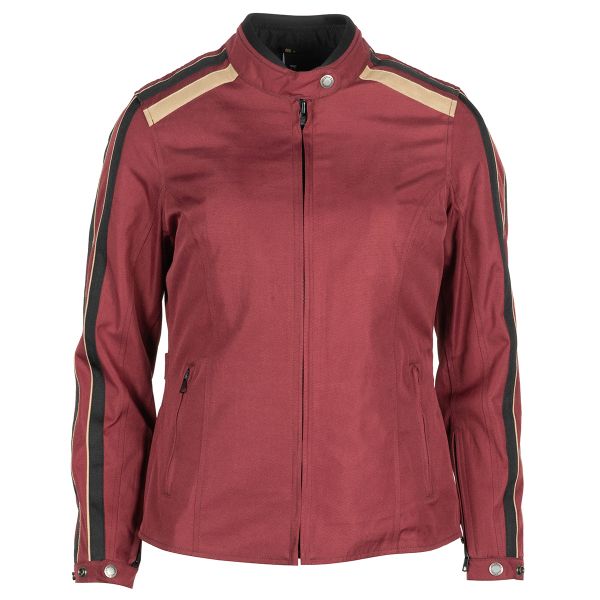 Cazadora moto Helstons Jade Lady Textile Burgundy Cazadora moto Helstons Jade Lady Textile Burgundy