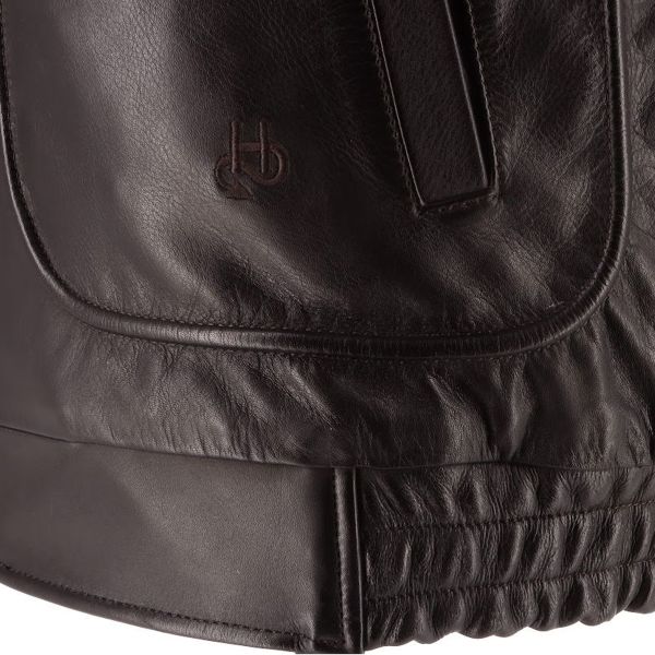 Helstons Trapo de cuero Jet Force Marrn