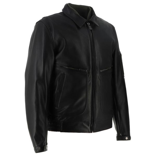 Helstons Jet Leather Rag Negro