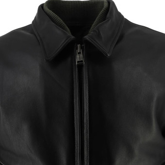 Helstons Jet Leather Rag Negro