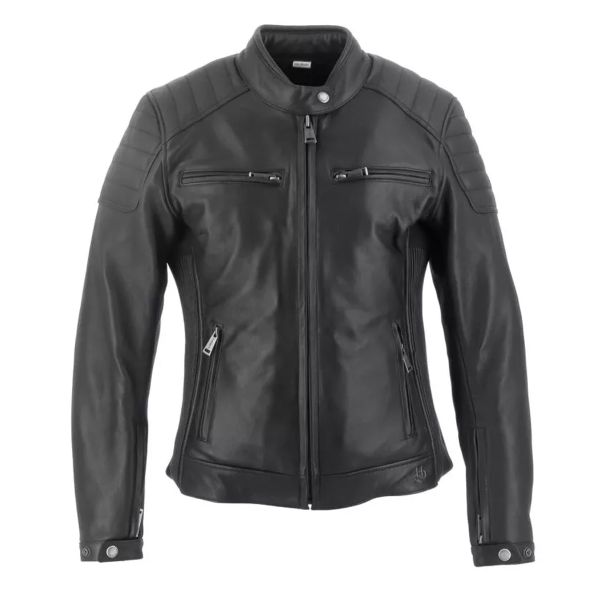 Cazadora moto Helstons Jody Piel Soft Negro