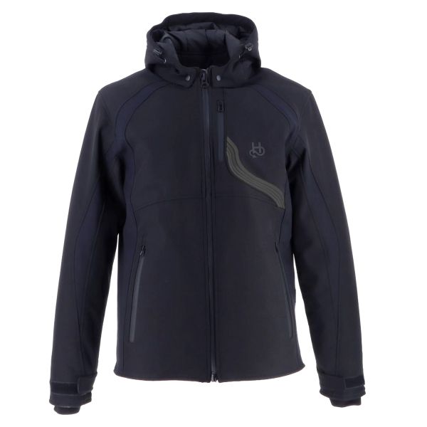Cazadora moto Helstons Jump Black Negro