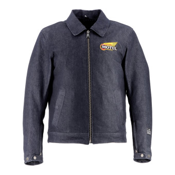 Cazadora moto Helstons Mecanic Motul Blue