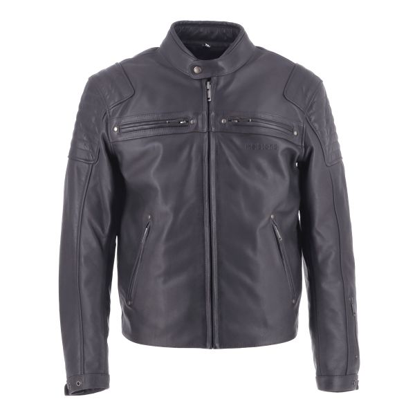 Cazadora moto Helstons Missile Cuero Negro